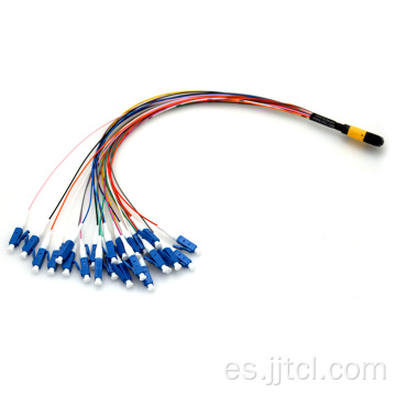 Cable de cierre de SM de 0.9 mm de MPO-LC 24f